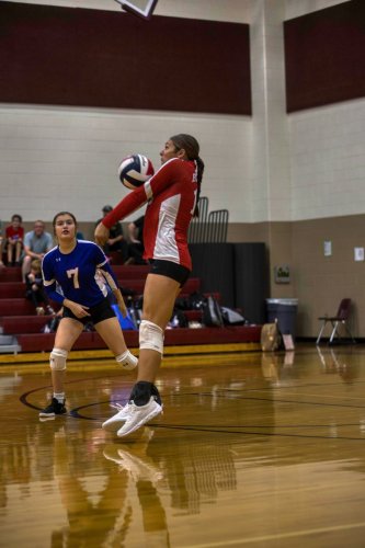Freshman volleyball vs Palestine 9